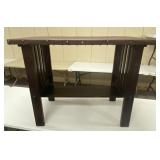 Small Mission Oak Library Table