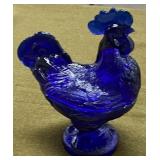 8 1/4" Cobalt Rooster