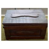 Early Folk Art Box w/ Lid