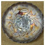 9 3/4" Carnival Glass Bowl