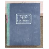 1911 Handwritten Letters in Bound Volume