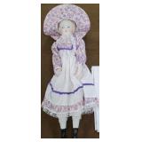 16" White Bisque Doll