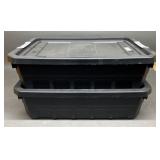 2 - 10 Gal Sterilite Totes w/Lids