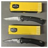 2 Buck 484 Lockback Pocket Knives