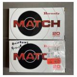 40 rnds Hornady 6.5 Creedmoor Ammo