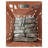 54.6 lbs Lead Ingots in Crate
