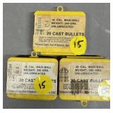 55ct TC .45 Cal Maxi Ball Bullets