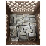 46 lbs Lead Ingots in Crate