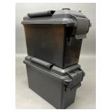 2 .30 Cal Plastic Ammo Cans