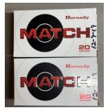 40 rnds Hornady 6.5 Creedmoor Ammo