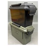 2 .30 Cal Plastic Ammo Cans