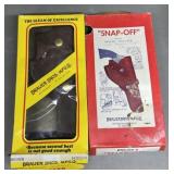 2 Bauer Bros Leather Pistol Holsters