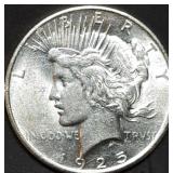 1925 Peace Silver Dollar BU