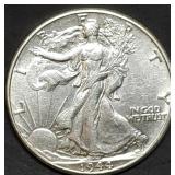 1944 Walking Liberty Silver Half Dollar BU