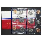 1987 US Double Mint Set in Envelope
