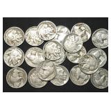 20 Nice Buffalo Nickels from Estate