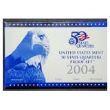 2004 Statehood Quarter Proof Set MIB