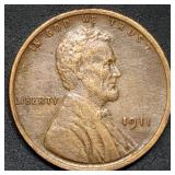 1911 Lincoln Wheat Cent High Grade