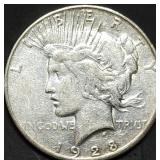 1928-S Peace Silver Dollar Better Date