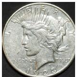 1923-S Peace Silver Dollar Nice Coin