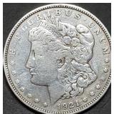 1921-D Morgan Silver Dollar