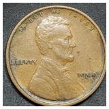 1909 VDB Lincoln Wheat Cent High Grade