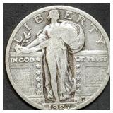 1927 Standing Liberty Silver Quarter