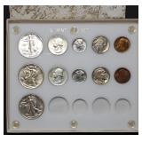 1934 US Silver Type Set in Capital Holder Nice!