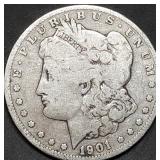 1901-O Morgan Silver Dollar