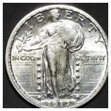 1917-S Type 2 Standing Liberty Silver Quarter BU