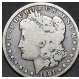 1901-O Morgan Silver Dollar