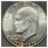1976 Bicentennial Silver Ike Dollar Gem BU