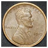 1919 Lincoln Wheat Cent High Grade