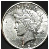 1925 Peace Silver Dollar BU