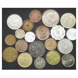 20 World Coins Antique to Modern Nice Lot