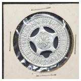 Vintage Hank & Ann Good Luck Token BU