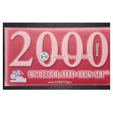 2000 Denver 10-Coin Mint Set in Envelope