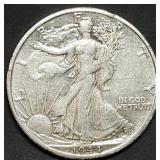 1944-D Walking Liberty Silver Half Dollar