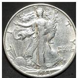 1944-S Walking Liberty Silver Half Dollar