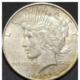 1934-D Peace Silver Dollar High Grade