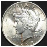1923 Peace Silver Dollar Gem BU