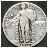 1926 Standing Liberty Silver Quarter