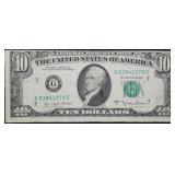 1977 A $20 FRN Off Center Banknote