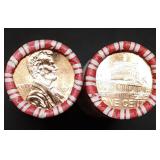 2009 Lincoln Bicentennial Penny 2 Gem BU Rolls