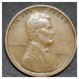 1909 VDB Lincoln Wheat Cent Nice