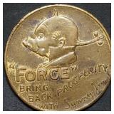 1920s Sunny Jim Force Cereal Advertising Token