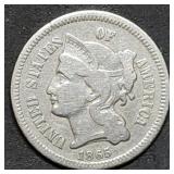1865 Three Cent Nickel