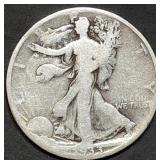 1933-S Walking Liberty Silver Half Dollar
