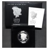 2023 Proof Peace Silver Dollar MIB