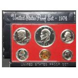 1974 US Mint Proof Set w/ Ike Dollar